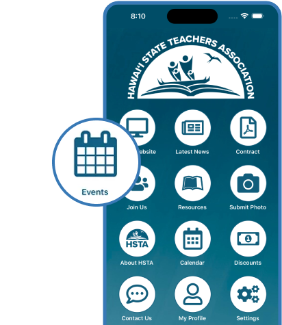 Hawaiʻi State Teachers Association Mobile App Built with Info Grove