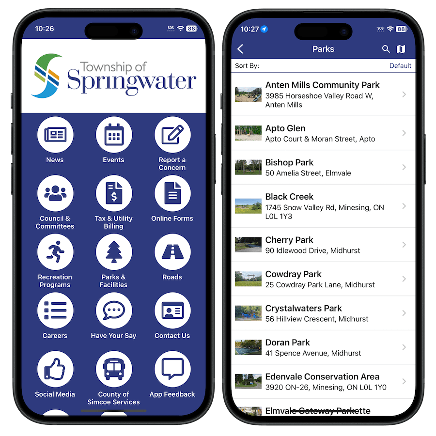 Info Grove Township Of Springwater