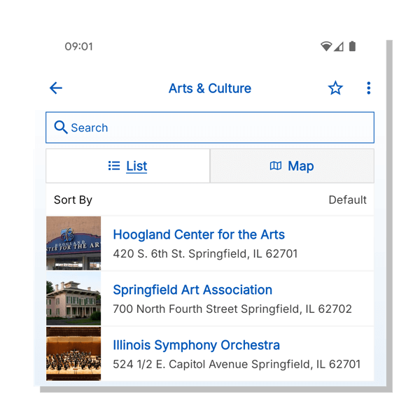 Info Grove 5 UI List Image