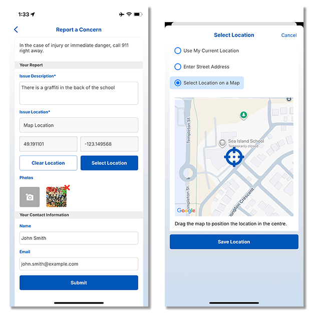 Info Grove enhanced forms module